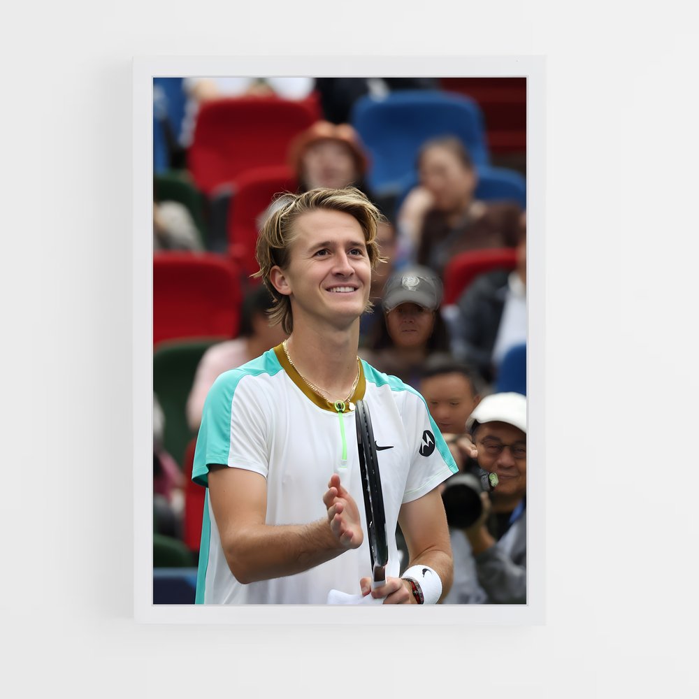 Poster Sebastian de korda – affiche Tennis (vue 3)